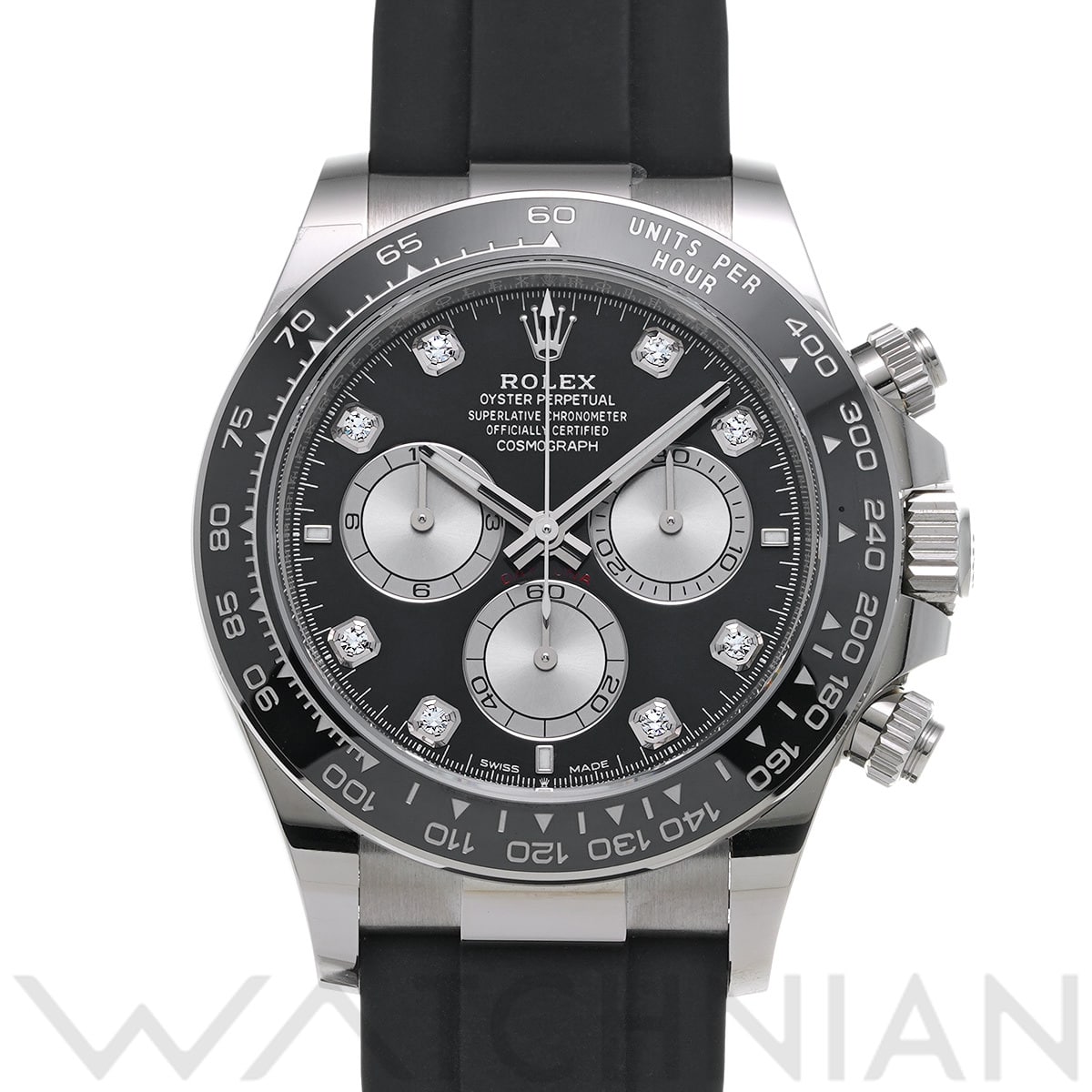 ロレックス コスモグラフ デイトナ 126519LNG ブライトブラック/スチール/ダイヤモンド メンズ 時計 【中古】【wristwatch】