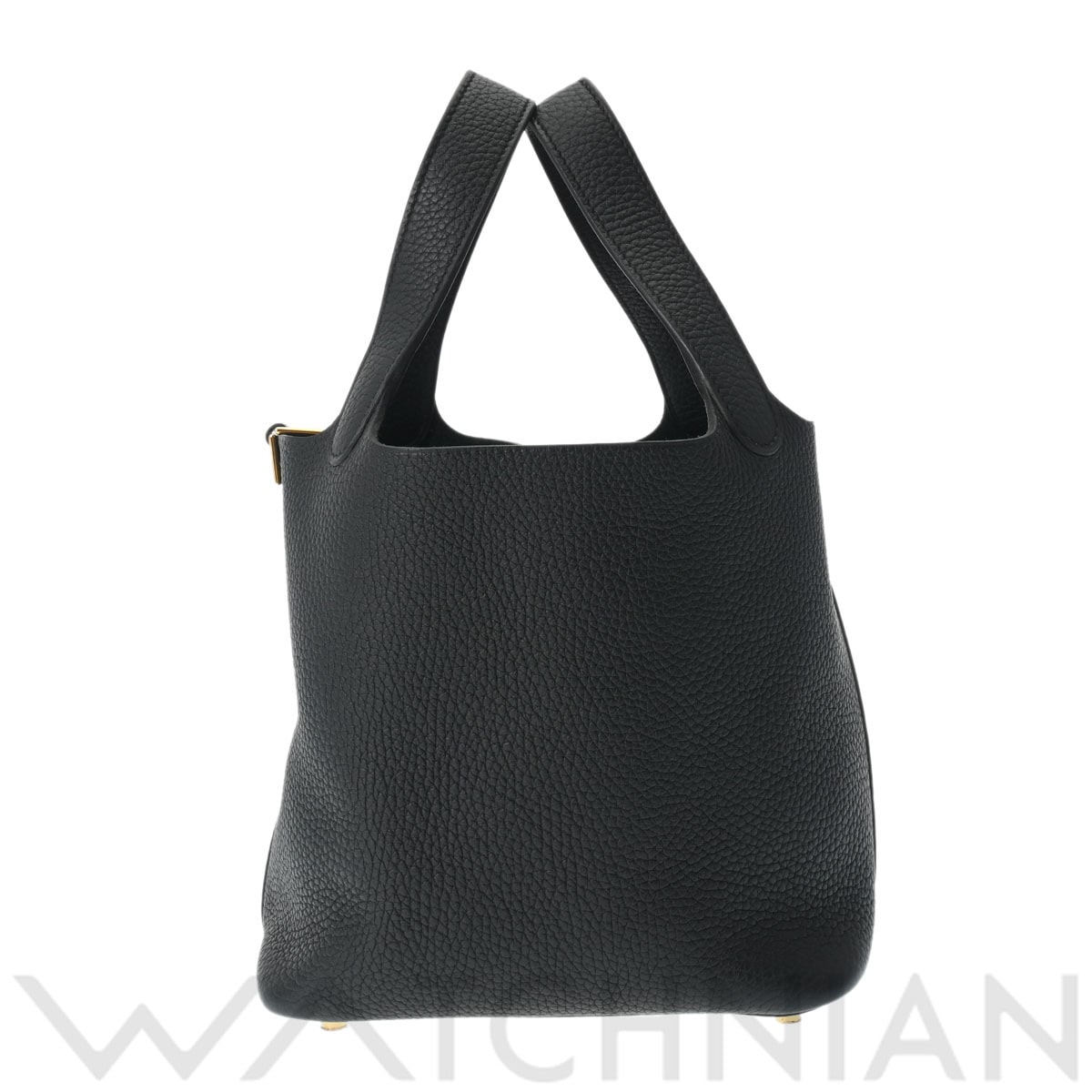 エルメス ピコタンロック PM  ブラック/ゴールド金具 トリヨンクレマンス レディース バッグ 【中古】【bag】
