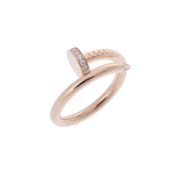 カルティエ ジュストアンクル リング #56 ゴールド K18イエローゴールド YG レディース ジュエリー 【中古】【jewelry】