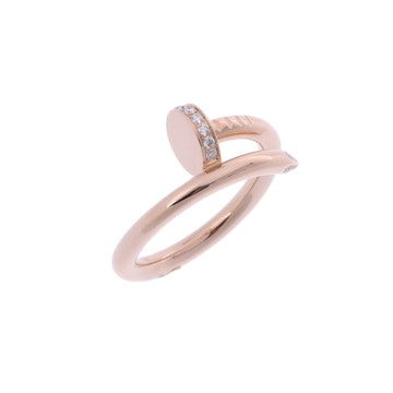 カルティエ ジュストアンクルリング #53 ゴールド K18ピンクゴールド PG レディース ジュエリー 【中古】【jewelry】