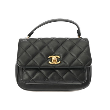 シャネル マトラッセ ミニフラップバッグ 2WAY ブラック AS1226 カーフスキン レディース バッグ 【中古】【bag】