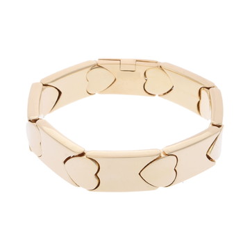ピアジェ ジュリエットブレスレット ハート #17 ゴールド K18イエローゴールド YG レディース ジュエリー 【中古】【jewelry】