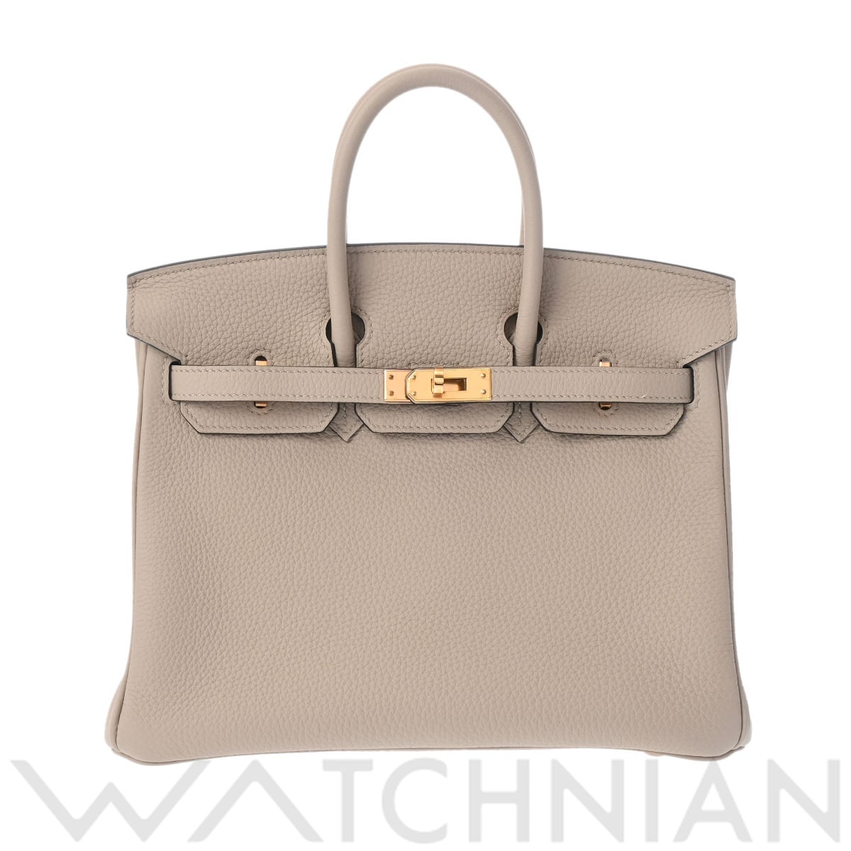 エルメス バーキン 25 トゥルティエールグレー/ローズゴールド金具 トゴ レディース バッグ 【未使用】【bag】