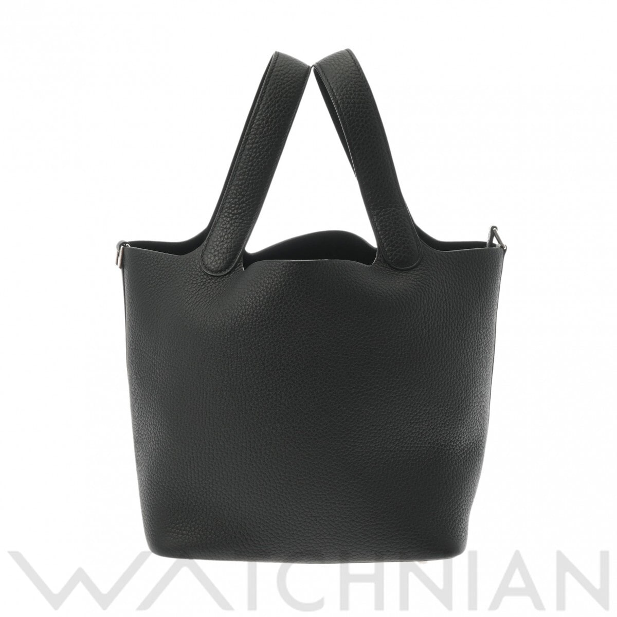 エルメス ピコタン ロック MM ブラック/パラジウム金具 トリヨンクレマンス レディース バッグ 【新品】【bag】
