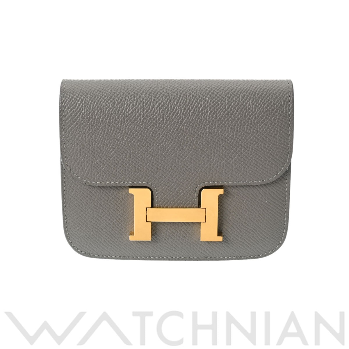 エルメス コンスタンス スリム グリメイヤー/ゴールド金具 ヴォーエプソン レディース 財布 【中古】【purse】