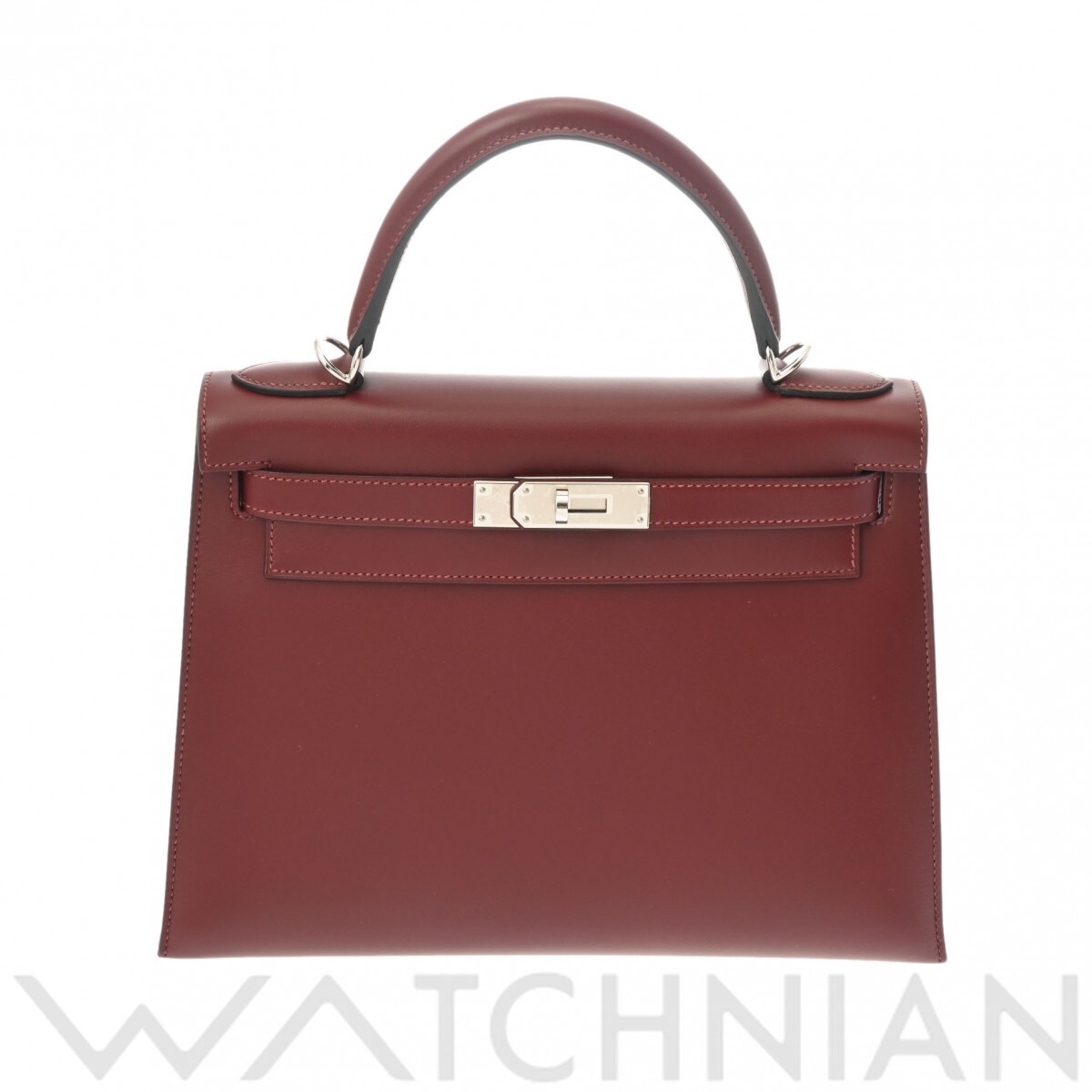エルメス ケリー 28 外縫い 2WAY ルージュアッシュ ソンブレロ レディース バッグ 【中古】【bag】