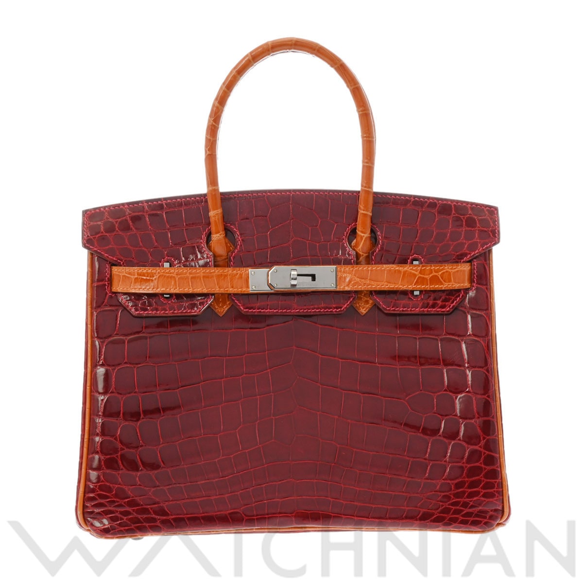 エルメス バーキン 30 ルージュアッシュ/パンデピス ニロティカスリセ レディース バッグ 【中古】【bag】