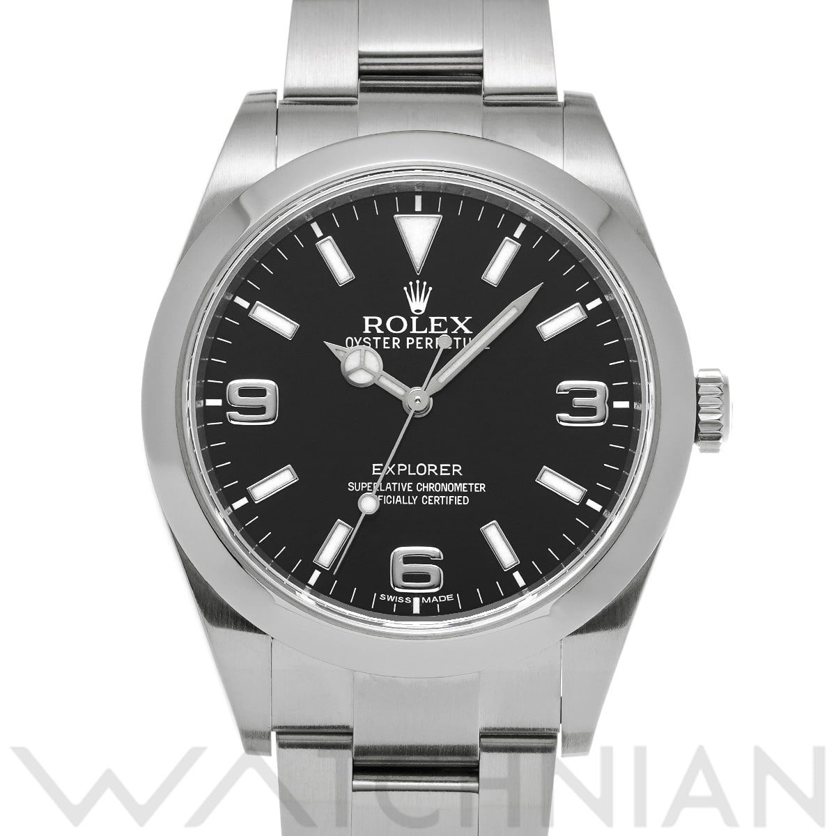 ロレックス エクスプローラー 214270 ブラック メンズ 時計 【中古】【wristwatch】