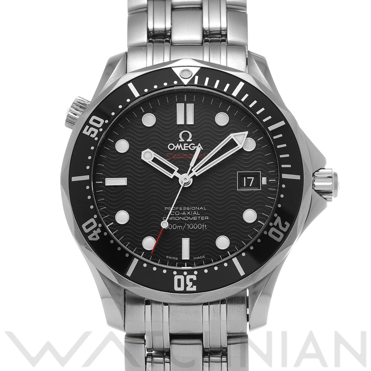 オメガ シーマスター ダイバー300 コーアクシャル 212.30.41.20.01.002 ブラック メンズ 時計 【中古】【wristwatch】