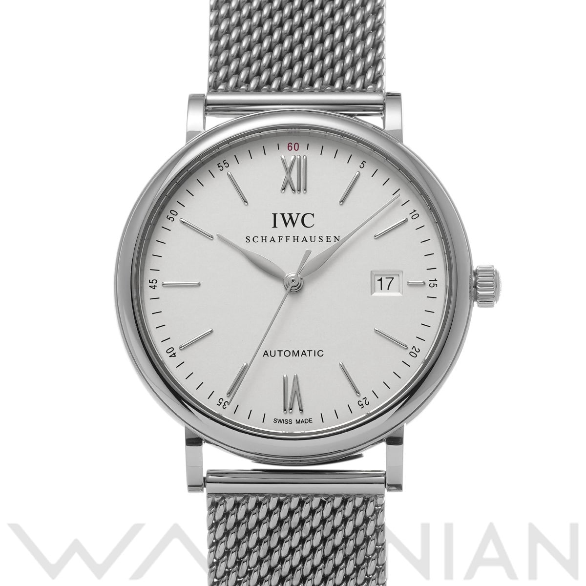 IWC ポートフィノ オートマティック IW356505 シルバー メンズ 時計 【中古】【wristwatch】