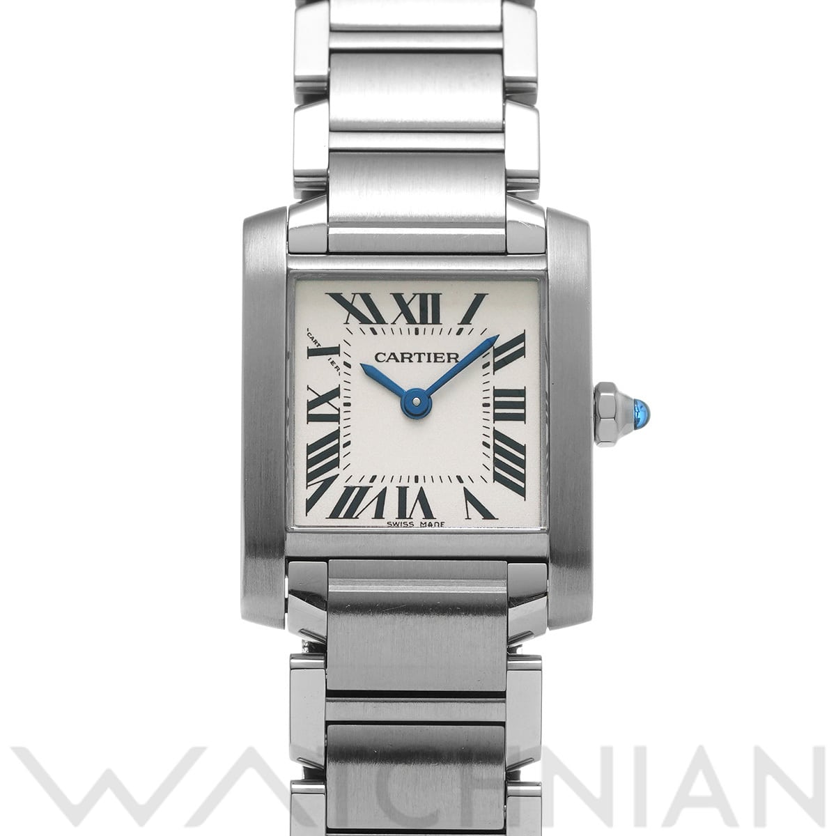 カルティエ タンクフランセーズ SM　 W51008Q3 シルバー レディース 時計 【中古】【wristwatch】