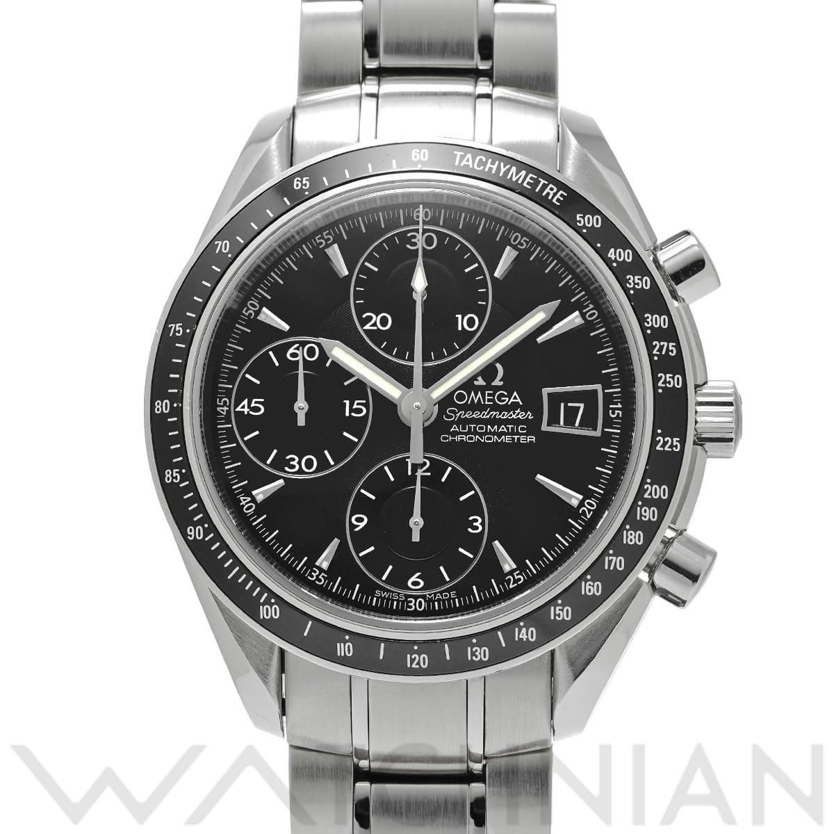 オメガ スピードマスター デイト 3210.50 ブラック メンズ 時計 【中古】【wristwatch】