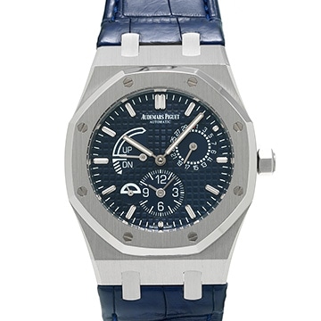 オーデマ ピゲ ロイヤルオーク デュアルタイム 26124ST.OO.D018CR.01 ブルー メンズ 時計 【中古】【wristwatch】