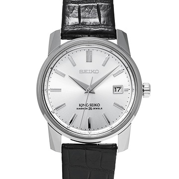 セイコー キングセイコー セイコー創業140th KSK 復刻デザイン SDKA001 シルバー メンズ 時計 【中古】【wristwatch】