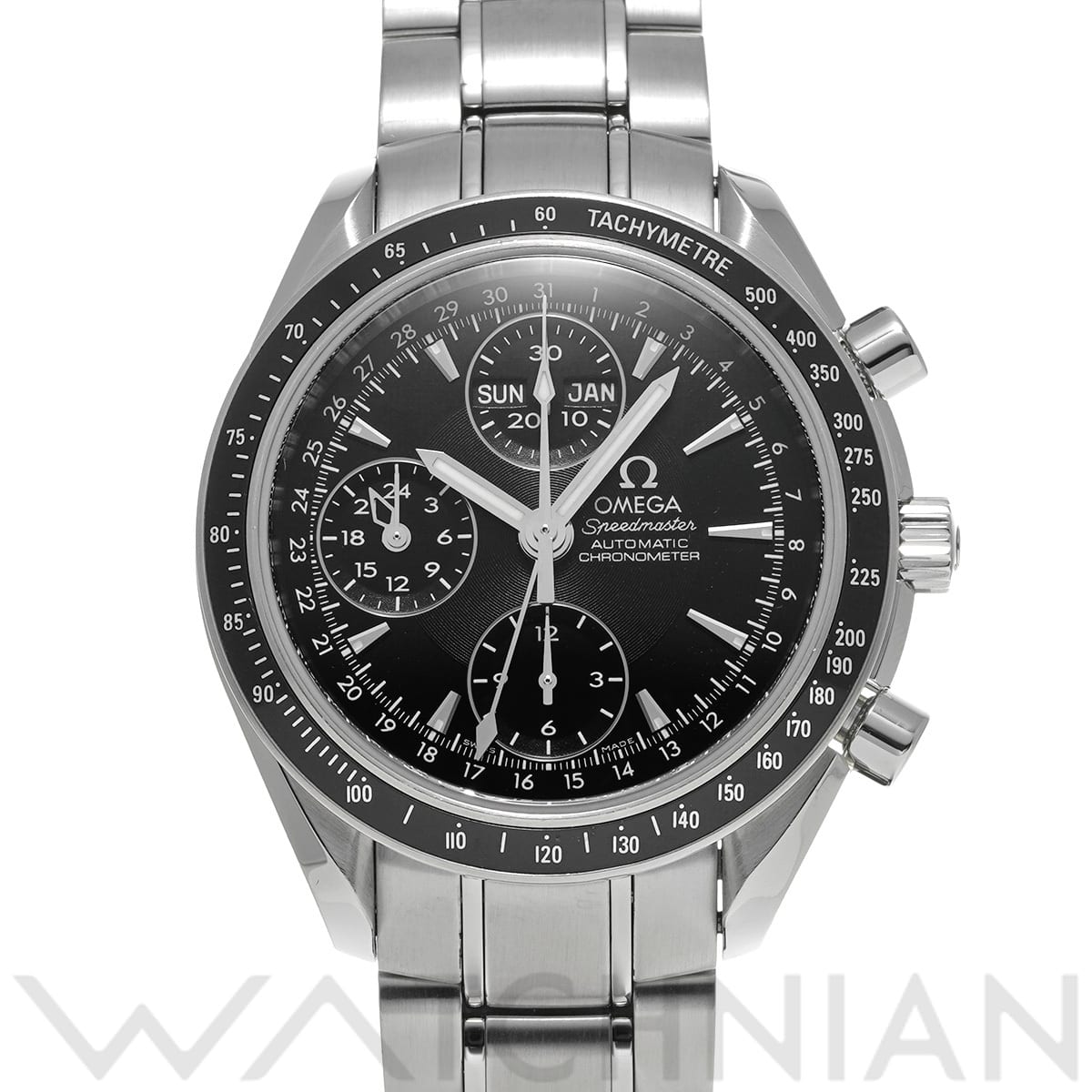 オメガ スピードマスター トリプルカレンダー 3220.50 ブラック メンズ 時計 【中古】【wristwatch】