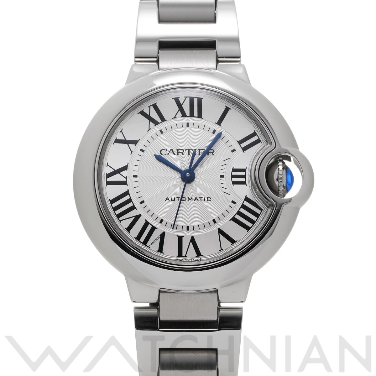 カルティエ バロンブルー ドゥ カルティエ 33mm WSBB0044 シルバー レディース 時計 【中古】【wristwatch】