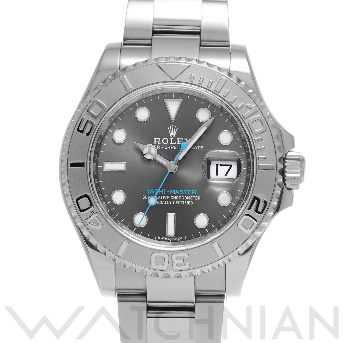 ロレックス ヨットマスター 40 116622 ダークロジウム メンズ 時計 【中古】【wristwatch】