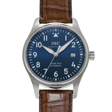 IWC マークXVIII マーク18 プティ・プランス IW327004 ブルー メンズ 時計 【中古】【wristwatch】