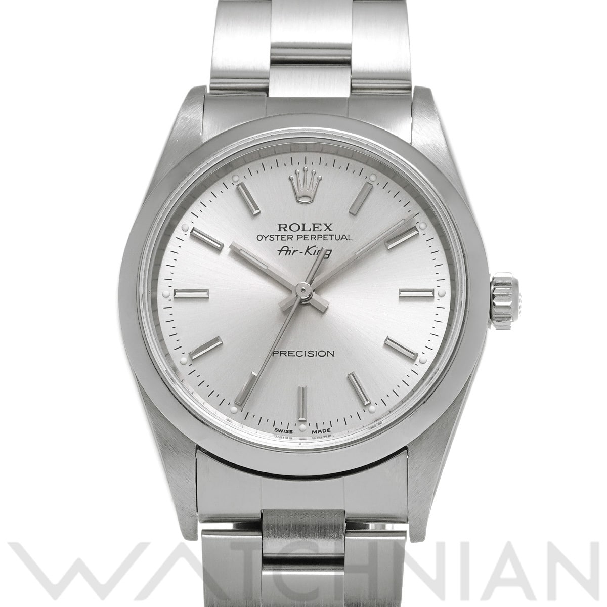 ロレックス エアキング 14000M シルバー メンズ 時計 【中古】【wristwatch】