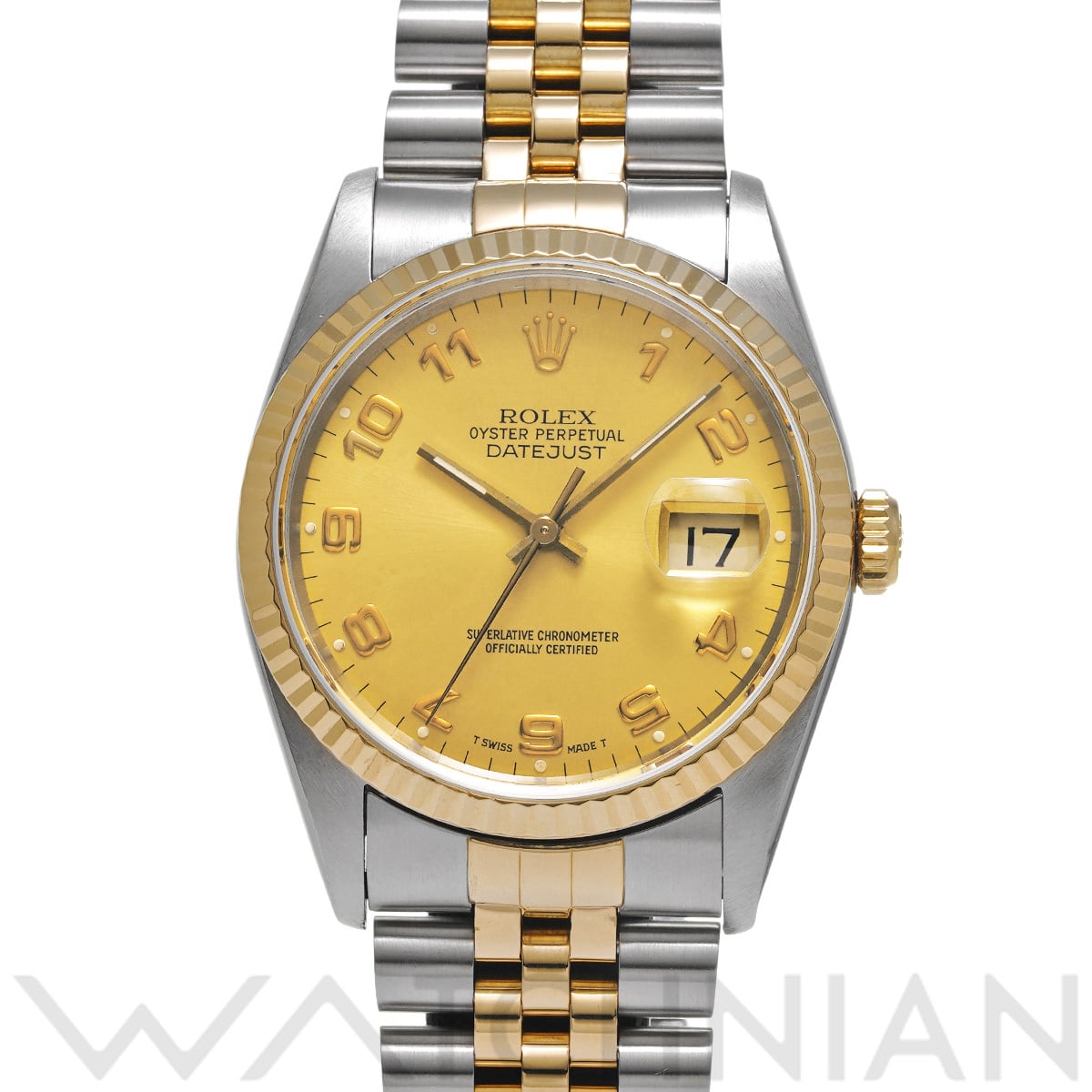 ロレックス デイトジャスト 16233 シャンパン メンズ 時計 【中古】【wristwatch】