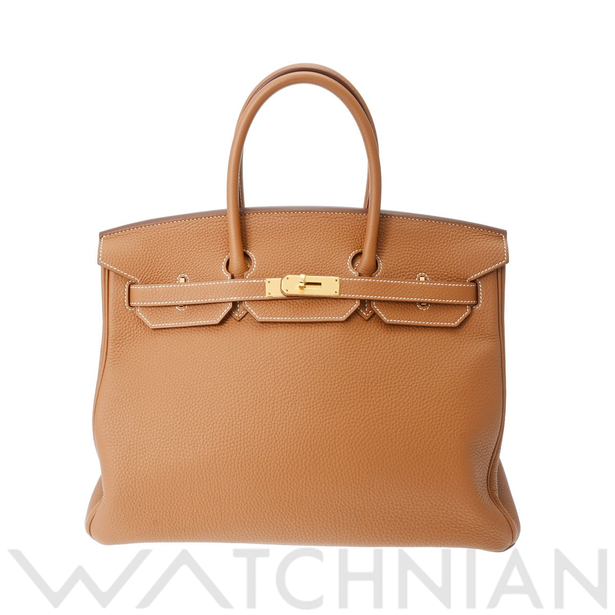 エルメス バーキン 35 ゴールド トゴ ユニセックス バッグ 【中古】【bag】
