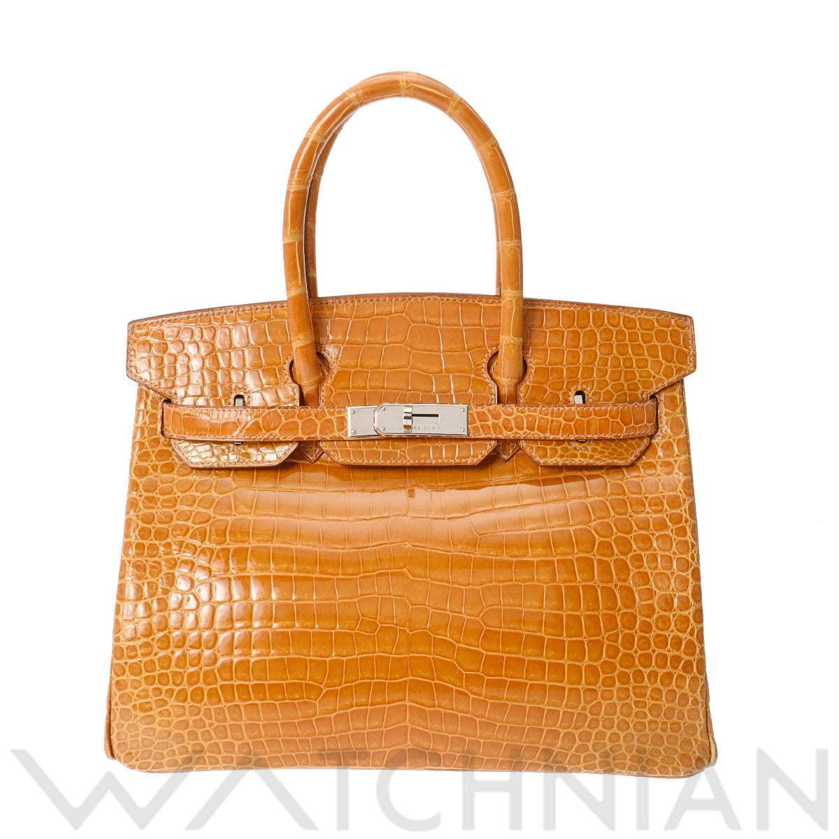 エルメス バーキン 30 アプリコット ポロサスリセ レディース バッグ 【中古】【bag】