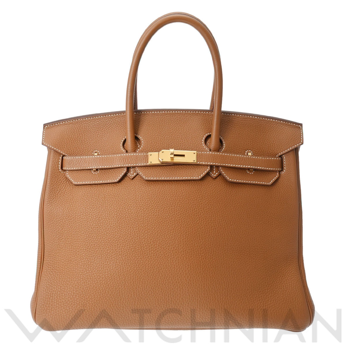 エルメス バーキン 35 ゴールド トゴ ユニセックス バッグ 【中古】【bag】