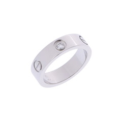 カルティエ ラブリング #54 1PD シルバー B4046754 Pt950プラチナ レディース ジュエリー 【中古】【jewelry】