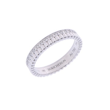 ブシュロン キャトルラディアント リング #50 シルバー JAL0010958 K18ホワイトゴールド WG レディース ジュエリー 【中古】【jewelry】