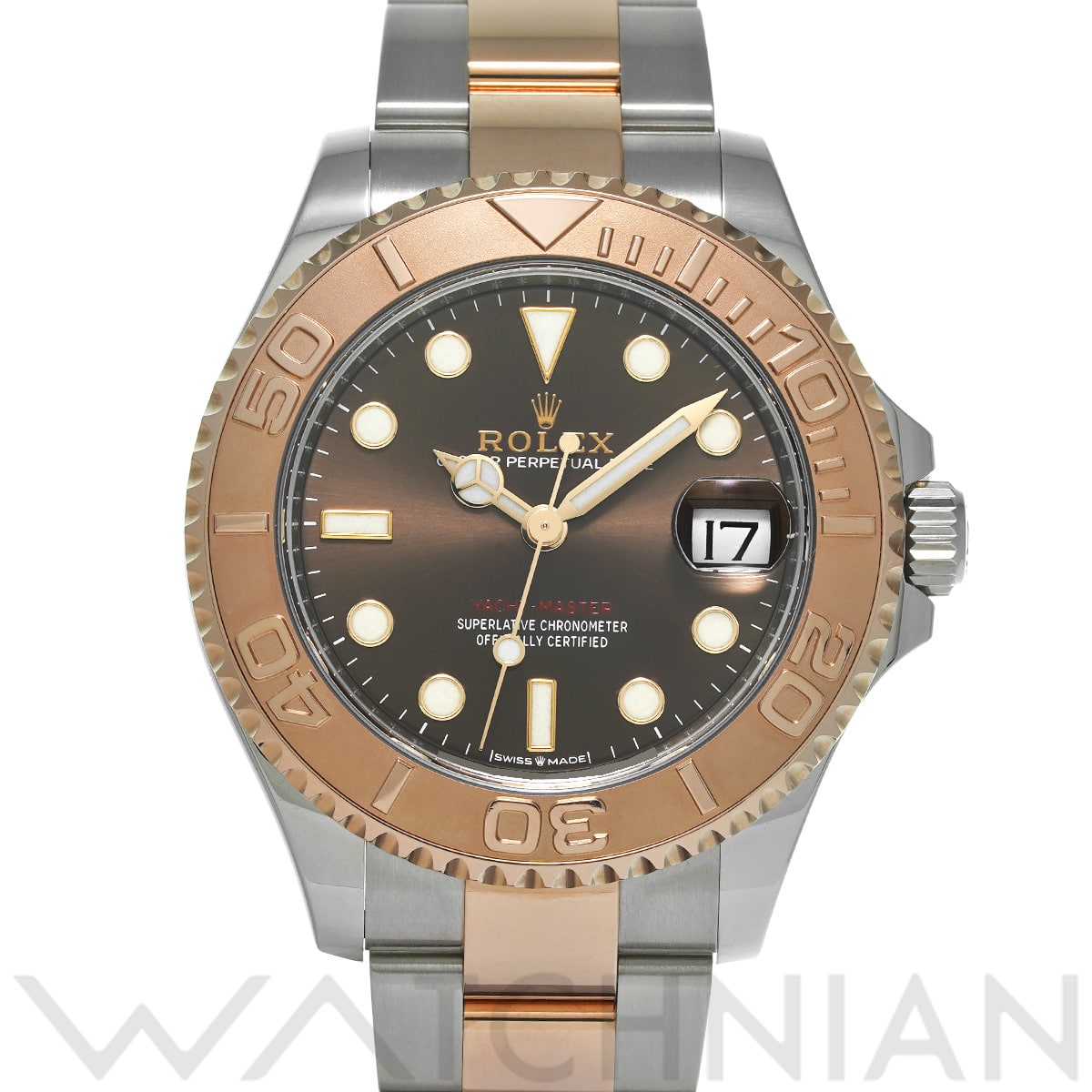 ロレックス ヨットマスター 37 268621 チョコレート ユニセックス 時計 【中古】【wristwatch】