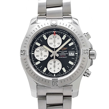 ブライトリング コルト クロノグラフ オートマチック A1338811/BD83 ブラック/シルバー メンズ 時計 【中古】【wristwatch】