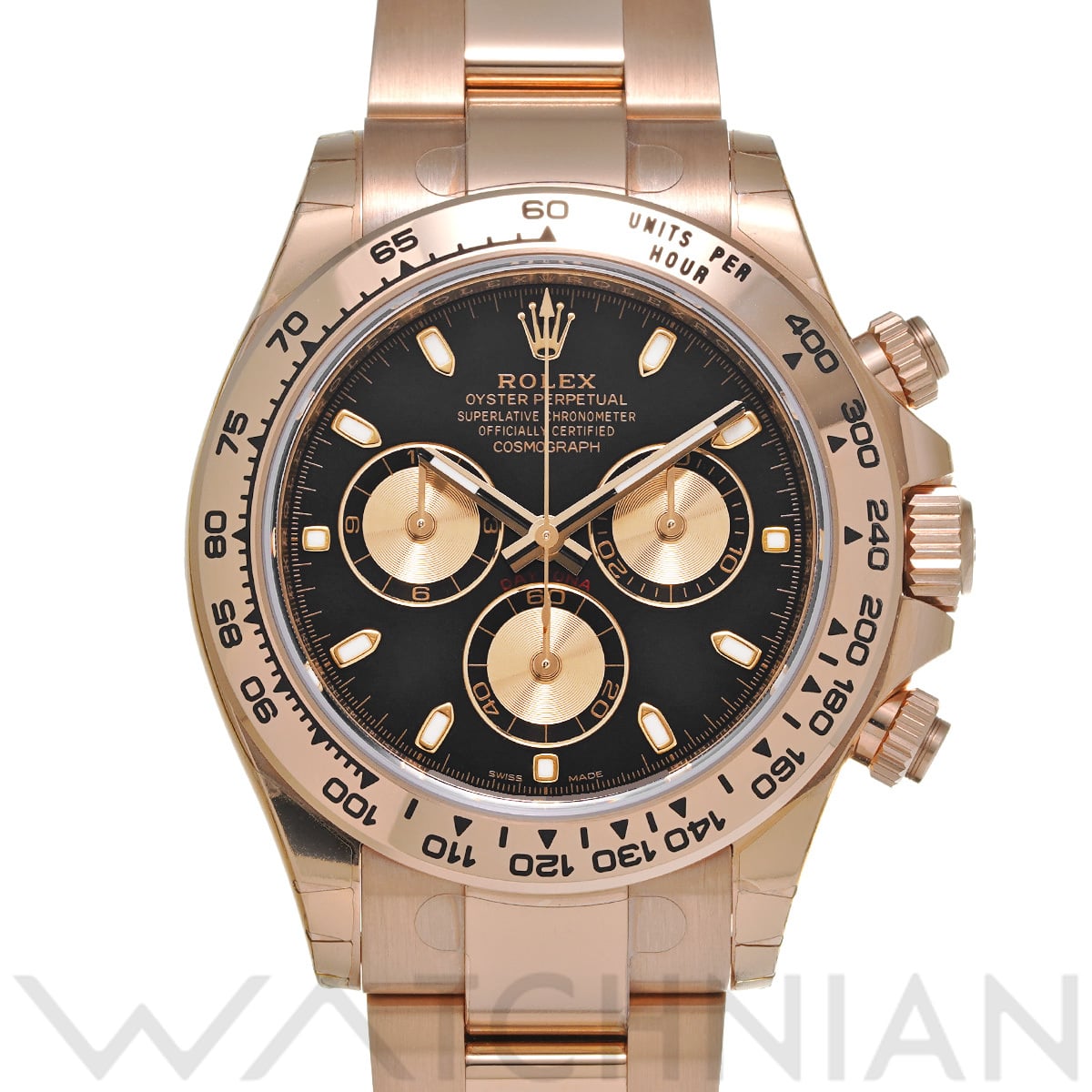 ロレックス コスモグラフ デイトナ 116505 ブラック/ピンク メンズ 時計 【中古】【wristwatch】