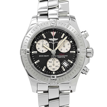 ブライトリング コルト クロノグラフ クォーツ A738B82PRS ブラック/シルバー メンズ 時計 【中古】【wristwatch】