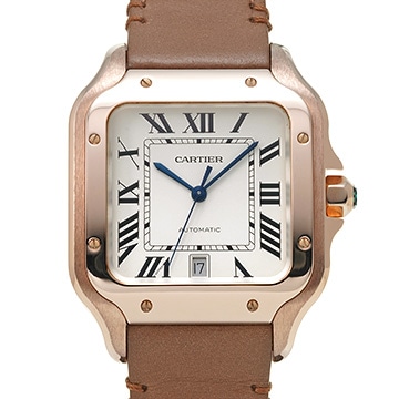 カルティエ サントス ドゥ カルティエ LM WGSA0019 シルバー メンズ 時計 【中古】【wristwatch】