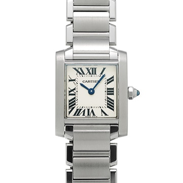 カルティエ タンクフランセーズ SM　 W51008Q3 シルバー レディース 時計 【中古】【wristwatch】