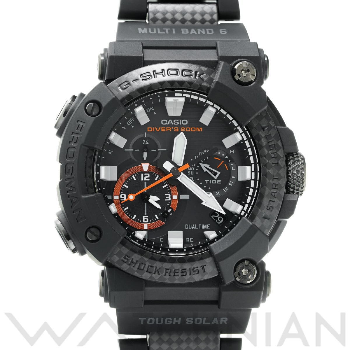 カシオ G-SHOCK フロッグマン  GWF-A1000XC-1AJF ブラック メンズ 時計 【中古】【wristwatch】