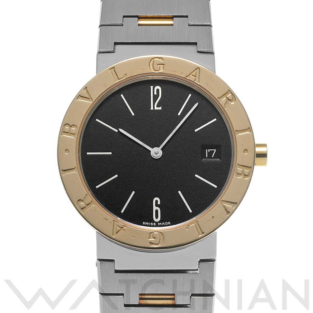 ブルガリ ブルガリブルガリ BB33SGD ブラック ユニセックス 時計 【中古】【wristwatch】