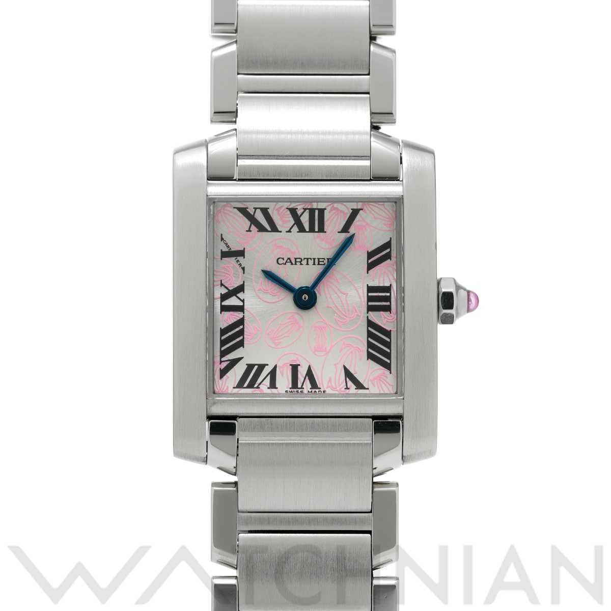 カルティエ タンク フランセーズ SM W51031Q3 シルバー レディース 時計 【中古】【wristwatch】