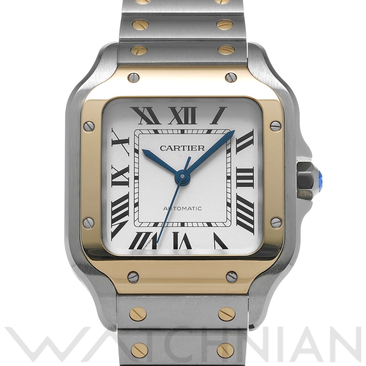 カルティエ サントス ドゥ カルティエ MM W2SA0016 シルバー メンズ 時計 【中古】【wristwatch】