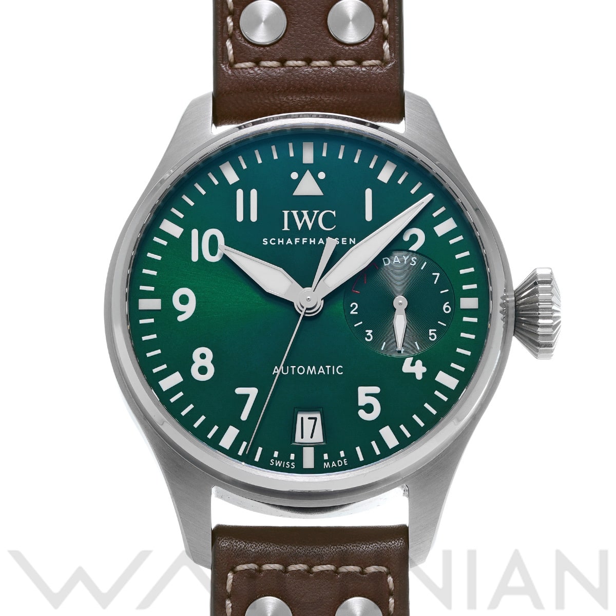 IWC ビッグパイロットウォッチ 7デイズ IW501015 グリーン メンズ 時計 【中古】【wristwatch】