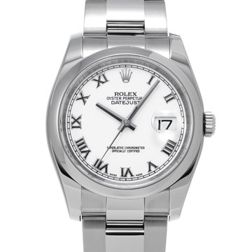 ロレックス デイトジャスト 116200 ホワイト メンズ 時計 【中古】【wristwatch】