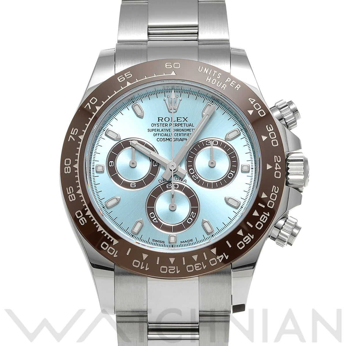 ロレックス コスモグラフ デイトナ 116506 アイスブルー/チェスナットブラウン メンズ 時計 【中古】【wristwatch】