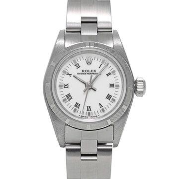 ロレックス オイスターパーペチュアル 67230 ホワイト レディース 時計 【中古】【wristwatch】