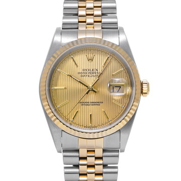 ロレックス デイトジャスト 36 16233 シャンパンタペストリー メンズ 時計 【中古】【wristwatch】