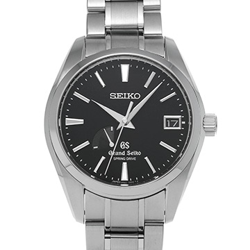 グランドセイコー スプリングドライブ  SBGA003 ブラック メンズ 時計 【中古】【wristwatch】
