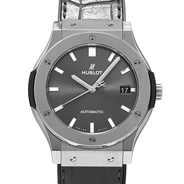 ウブロ クラシックフュージョン チタニウム レーシンググレー 511.NX.7071.LR グレー メンズ 時計 【中古】【wristwatch】