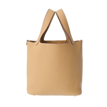 エルメス ピコタン ロック PM  ビスキュイ/ゴールド金具 トリヨンクレマンス レディース バッグ 【新品】【bag】
