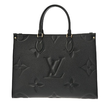ルイ ヴィトン モノグラムアンプラント オンザゴー MM 2WAYトート ノワール M45595 レザー ユニセックス バッグ 【中古】【bag】