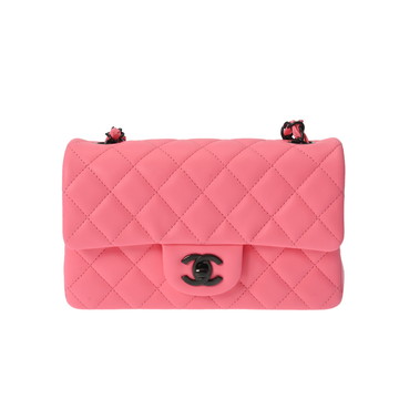 シャネル ミニ クラシック ハンドバッグ ピンク A69900 ラムスキン レディース バッグ 【未使用】【bag】