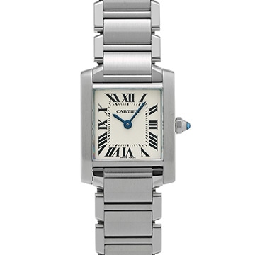 カルティエ タンクフランセーズ SM　 W51008Q3 シルバー レディース 時計 【中古】【wristwatch】